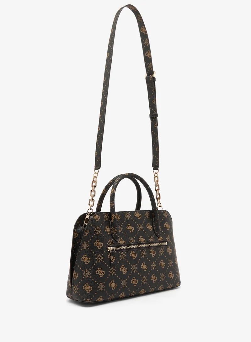 Guess  Emelie Logo Satchel Bag for Women | Best Price UAE