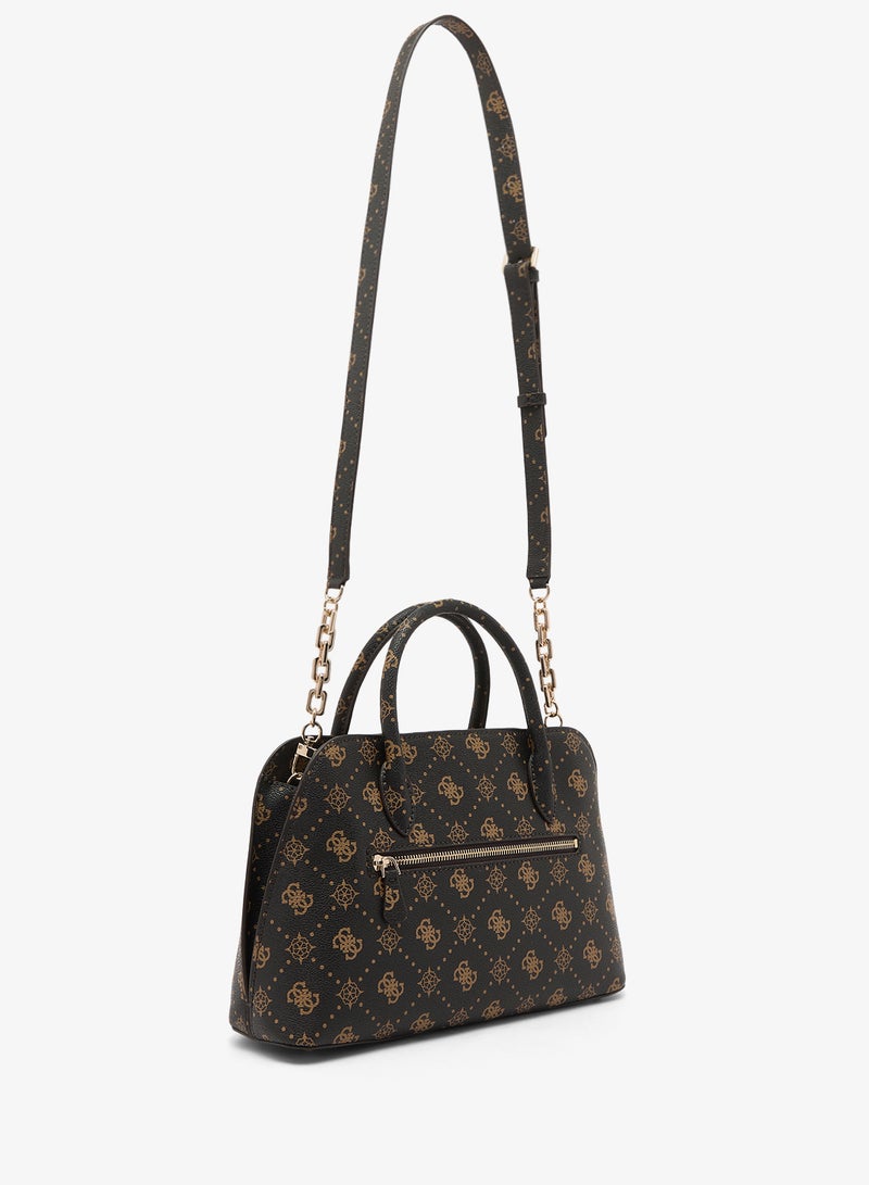 GUESS Emelie Logo Satchel Bag - Image 2