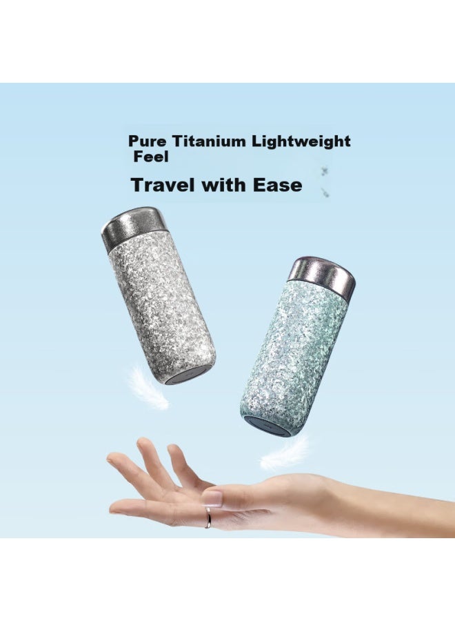 JD.com Jd Jingzao Titanium Health Insulated Cup Pocket Cup Men And Women High-end Gift Water Cup Silver 270ml - Image 3