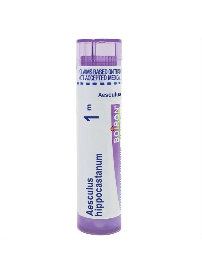 Boiron Aesculus Hippocastanum 1M for Hemorrhoid Pain - 80 Pellets - Image 1