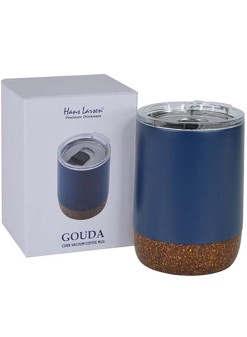 هانز لارسن جودة - كوب مفرغ من الهواء من هانز لارسن بقاعدة من الفلين - أزرق - Image 3