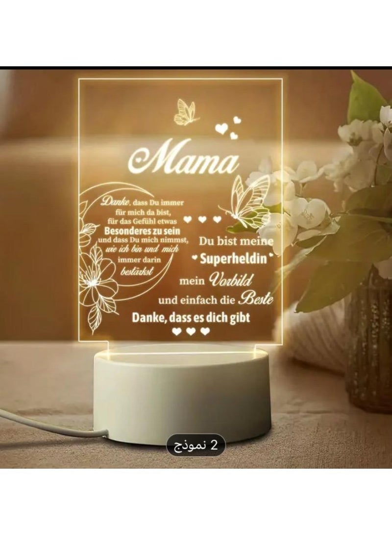 Verona Creative rewritable notebook with night light with soft and warm circular light - Image 1