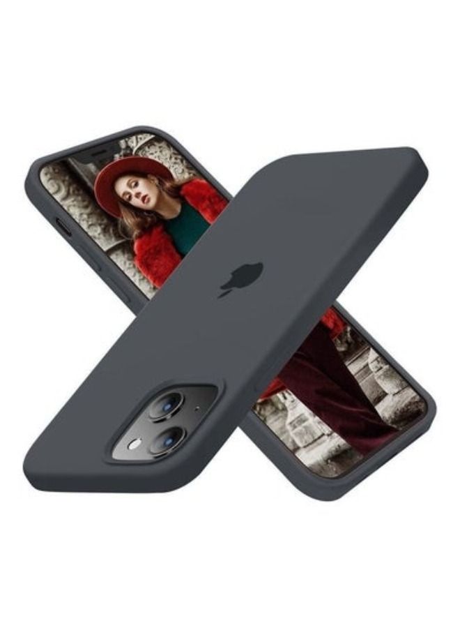 3Pack for iPhone 13 Silicone Case Soft Slim Liquid Gel Silicone Shockproof Phone Cover Microfiber Lining Full Body Protection 6.1 inch Dark Grey/White/Stone - Image 4