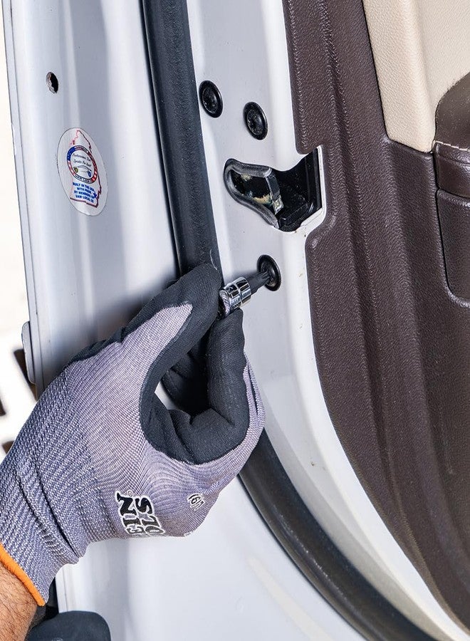 كلاين تولز طقم رؤوس مفكات توركس 65213TX من كلاين تولز، بمقاسات من T8 إلى T60، 1/4 و3/8 و1/2 بوصة، مصنوع من فولاذ Cr-V عالي الجودة، علبة MODBox، 13 قطعة - Image 5