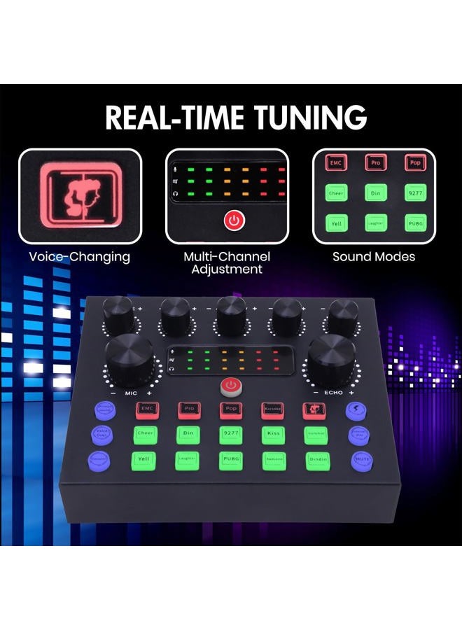 ALSO GO Podcast Equipment Bundle for 2, V8s Voice Changer with BM-800 Podcast Microphone Bundle for Podcasting, Recording, Singing, Streaming and Gaming - Image 3