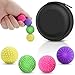 GoClimber 4Pack Silicone Magnetic Balls Fidget Toys for AdultsTeens Stress Relief Sensory Toys for ADHD Autism AnxietyFun Textures Sensory Adult fidgets ToysQuiet Executive Desk Fidget Magnets for Office - Image 2