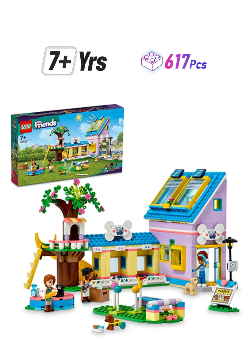 LEGO Friends Dog Rescue Center 41727 Building Toy Set; Creative Fun for Ages 7+; With 3 Mini-Dolls and 3 Dog Characters; A Pet Rescue Gift for Dog Lovers (617 Pieces)