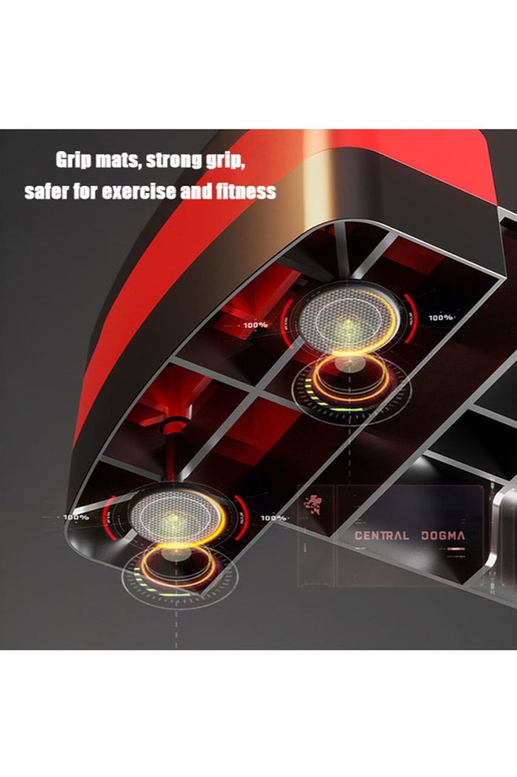 Generic Fitness Pedal Adjustable Aerobic Exercise Pedal Family Yoga Private Teaching Pedal Children's Jumping Exercise Fitness Equipment Red Black  - Image 4