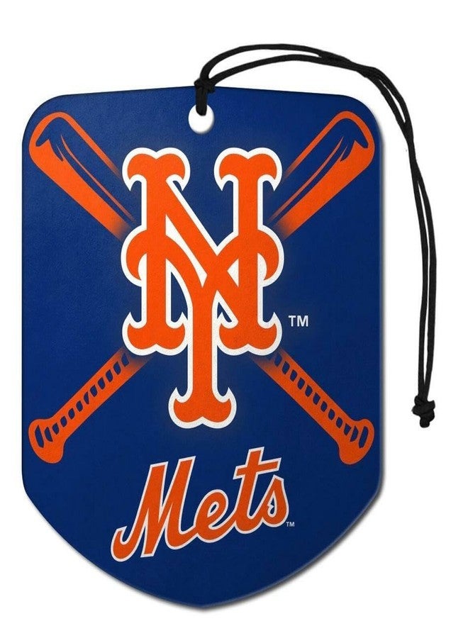 MLB New York Mets Air Fresheners2 Pack Shield Design Air Fresheners, Team Colors, One Size