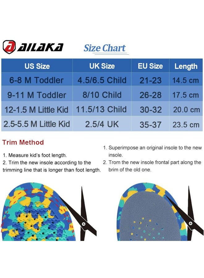 Ailaka Kids Orthotic Cushioning Arch Support Shoe Insoles - Image 5