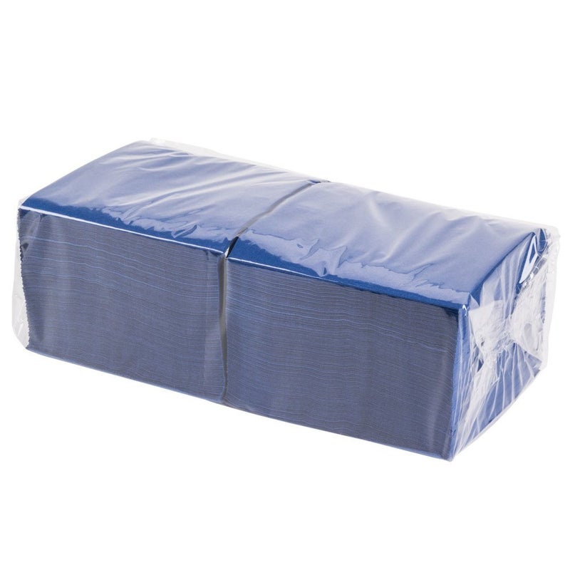 Perfectware 2 Ply Navy Blue-200 Navy Blue Beverage Napkin Package of 200ct- 2-Ply  2.5"" Height  5"" Width  10"" Length (Pack of 200) - Image 3
