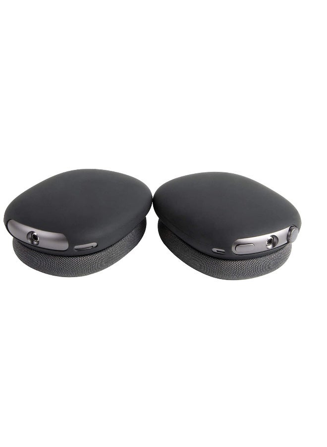 Silicone Case for AirPods Max Scratch Resistant Portable Headphone Cover Black  - Image 4