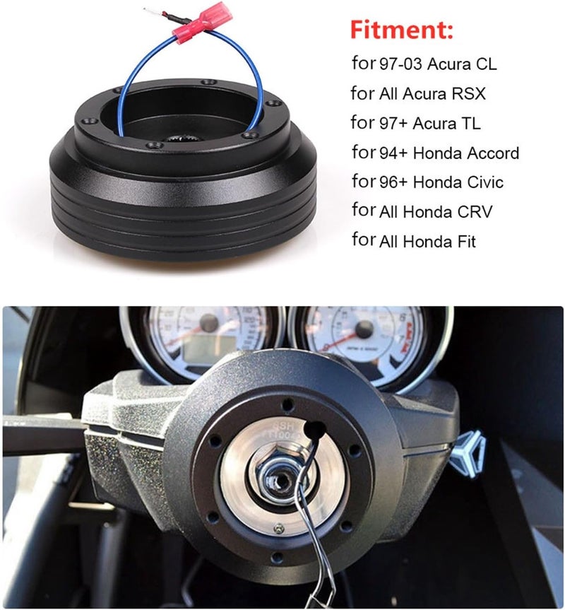 Wivplex Aluminum Car Racing Steering Wheel Hub Adapter - Image 5