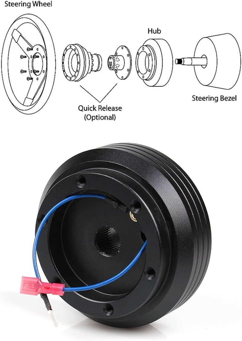 Wivplex Aluminum Car Racing Steering Wheel Hub Adapter - Image 4