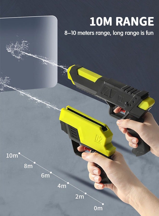 GROIC 2 Pack Squirt Water Guns for Kids, 1 Big Plus 1 Small Water Blaster Toy Long Shooting Range for Swimming Pool and Outdoor Play Beach Water Pistol Fighting Toys Water Gun Toy - Image 3