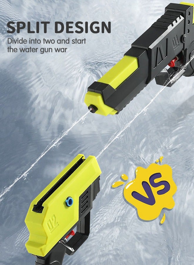 GROIC 2 Pack Squirt Water Guns for Kids, 1 Big Plus 1 Small Water Blaster Toy Long Shooting Range for Swimming Pool and Outdoor Play Beach Water Pistol Fighting Toys Water Gun Toy - Image 4