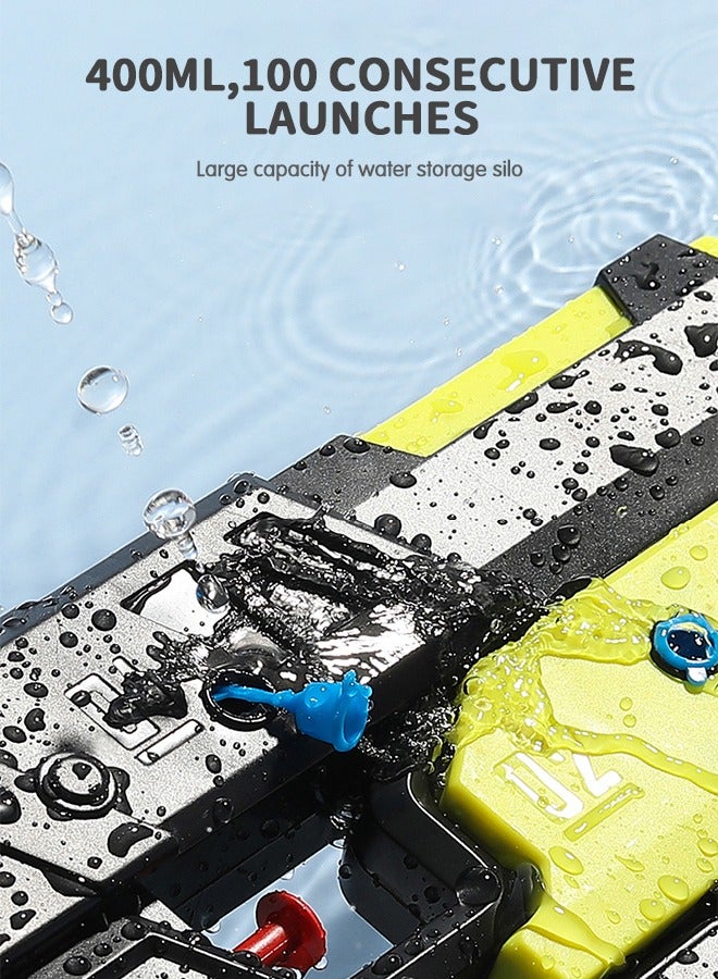 GROIC 2 Pack Squirt Water Guns for Kids, 1 Big Plus 1 Small Water Blaster Toy Long Shooting Range for Swimming Pool and Outdoor Play Beach Water Pistol Fighting Toys Water Gun Toy - Image 5