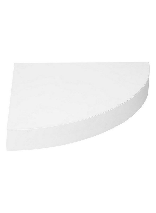 Five Simply Smart Fixy Invisible Fixation Corner Wall Shelf White 3.8 x 25 x 25 cm 181396B - Image 1