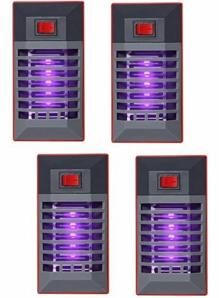 Y&D 4 Pack Electric Bug Zapper, Plug in Mosquito Killer with UV LED Night Light, Electronic Insect Fly Trap for Indoor Outdoor Use  - Image 1