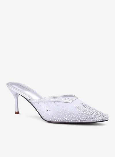 IconStyle Crystal Embellished Mule Heels