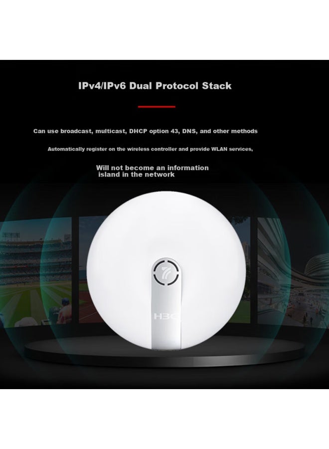 H3c Wifi7 Wireless Ap 3570m Dual-band Four-stream Gigabit Indoor Ceiling Enterprise-level Whole-home 5g Wireless Access Point Supports 100 Devices 2.5g/ac-free Wa7220-li - Image 1