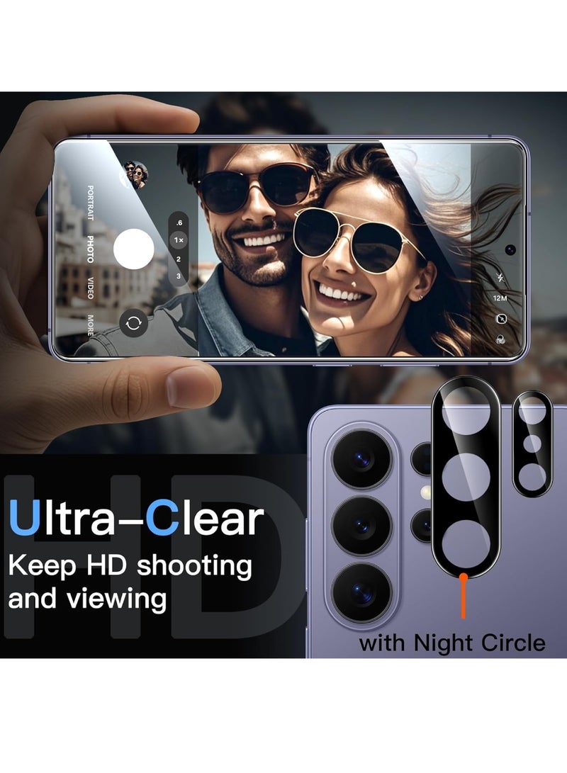 Adando [2+2] Screen Protector For Samsung Galaxy S26 Ultra 5G Tempered Glass with 2 Pack Camera Lens Protector, [Fingerprint Compatible] Touch Sensitive, 9H Hardness Tempered Glass, Case Friendly - Image 4