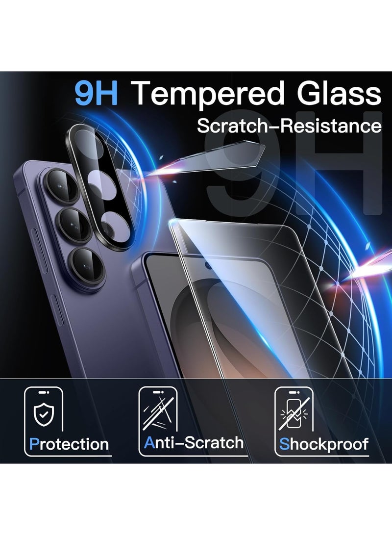 Adando [2+2] Screen Protector For Samsung Galaxy S26 Ultra 5G Tempered Glass with 2 Pack Camera Lens Protector, [Fingerprint Compatible] Touch Sensitive, 9H Hardness Tempered Glass, Case Friendly - Image 5