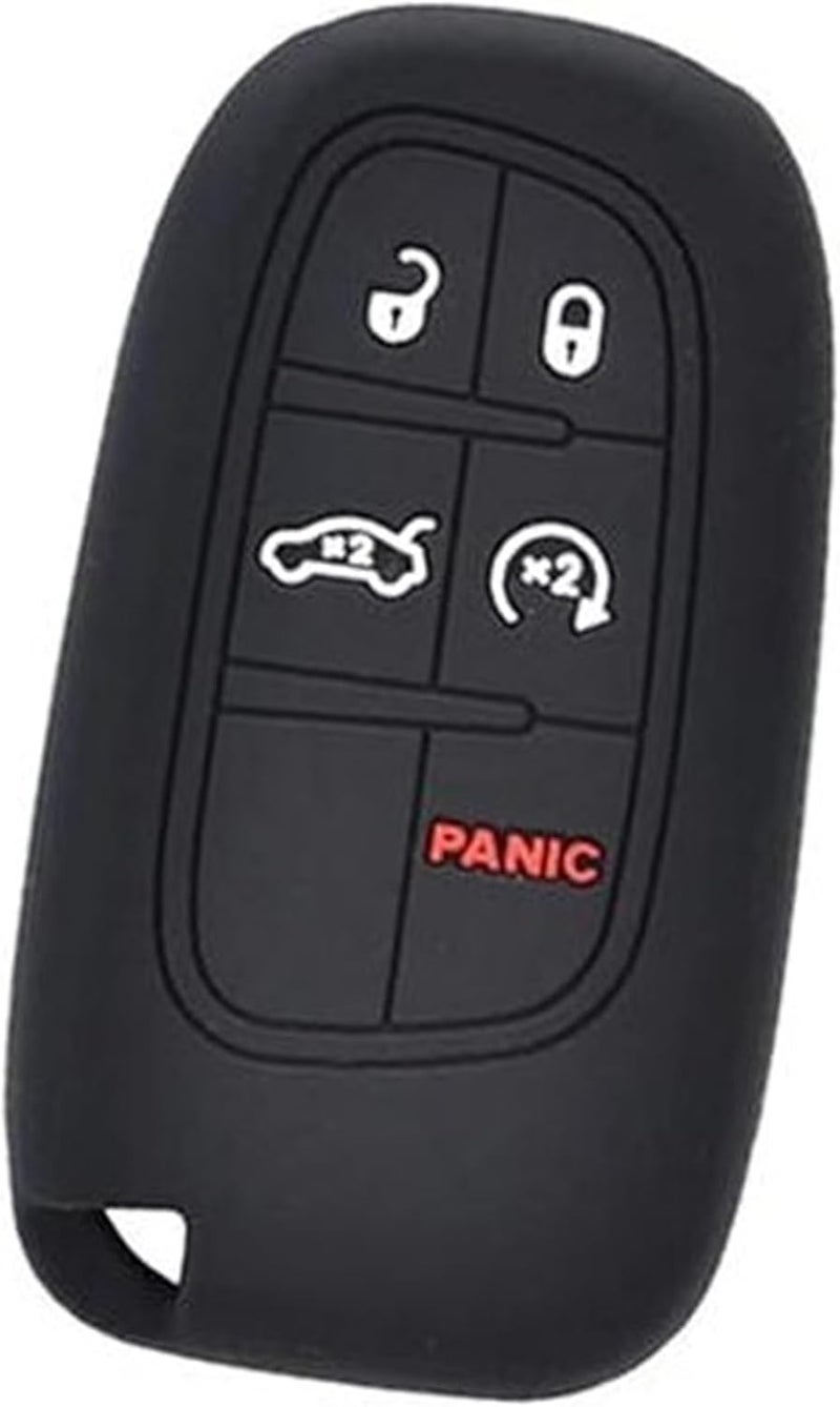 Wivplex Silicone Car Key Fob Cover for Jeep and Dodge - Image 1
