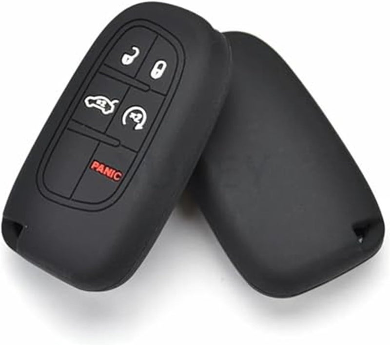 Wivplex Silicone Car Key Fob Cover for Jeep and Dodge - Image 2