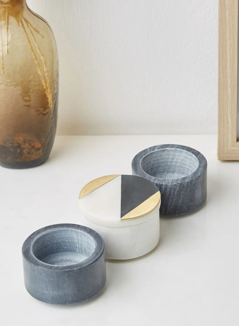 Premier Omari Marble Stacking Trinket Pots