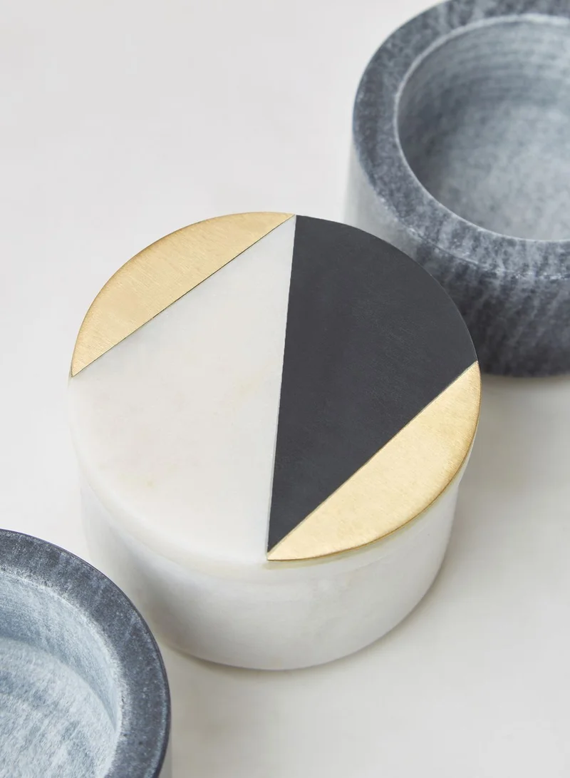 Premier Omari Marble Stacking Trinket Pots