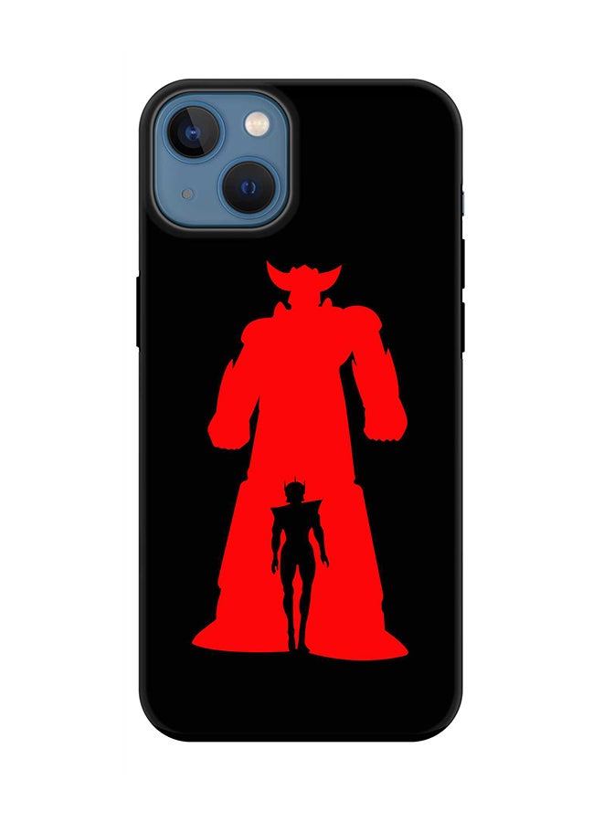 Stylizedd Tough Pro Case for iPhone 15 Dual Layer Hybrid PC TPU Customized Mobile Cover Matte Finish Phone Case - Grendizer (Black) - Image 1