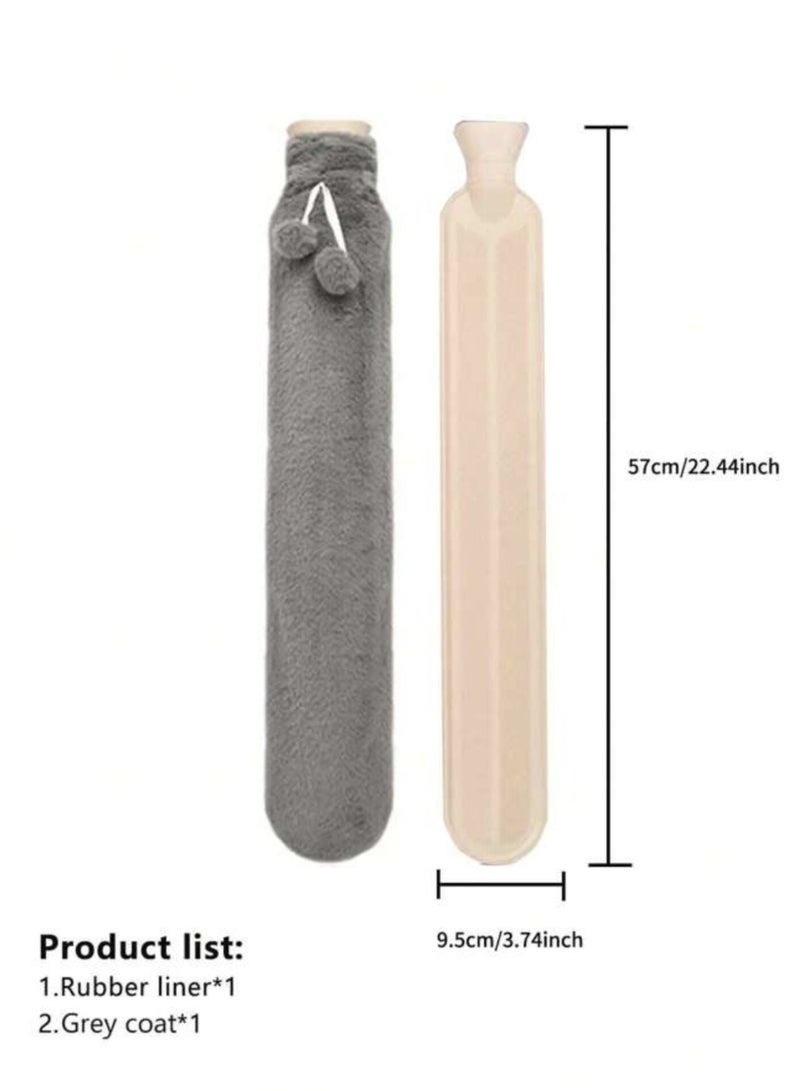 أس تس إل قربه ماء مطاطية مع غطاء ناعم للعلاج بالحرارة والبرد لتخفيف الألم في الظهر والرقبة وآلام الدورة الشهرية - Image 5