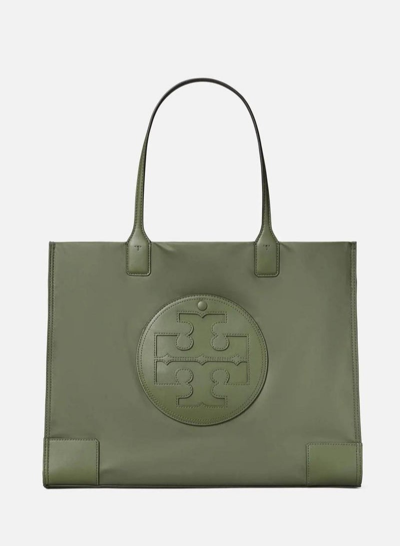 Burch Tory Burch Ella Tote Bag Tory Burch Olive Green Nylon Tote Bag, Women's Large Capacity Handbag for Daily & Travel TB bag - Image 1