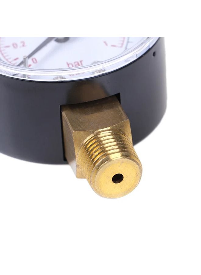 Durable Metal Low Pressure Gauge 50mm Dial 0 15 PSI 1 4 BSPT Connection - Image 4