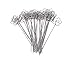 HONBAY HONBAY Honbay DIY Flower Shape Ring Loop Craft Wire Clip Table Card Note Photo Memo Holder Metal Clamp Clay Cake  - Image 2