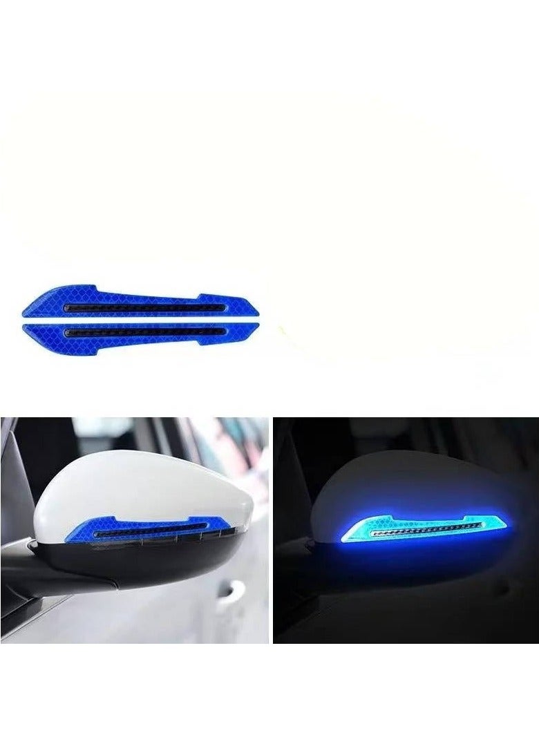 ارواق ملصقات تحذيرية عاكسة للسيارة شرائط حماية ضد التصادم لأطراف الأبواب والمرايا الجانبية وحماية الرفارف من الخدوش - Image 2