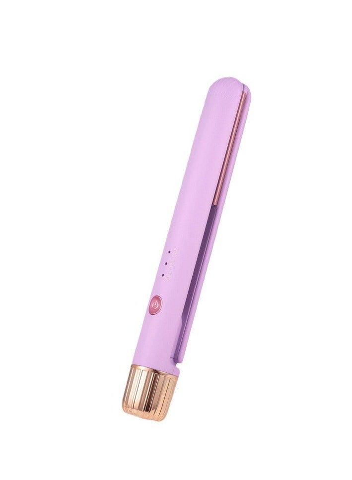 Professional Straighteners For Hair Salon Ceramic Tourmaline Vapor Steam Flat Curler 2 In 1 Straightening Curling,Reduce frizz, dryness and split ends - Image 1