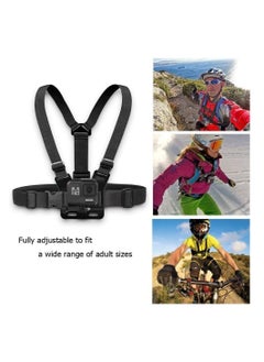 XICEN Chest Mount Strap Harness Chesty Body Mount Compatible with GoPro Hero 12 11, 10, 9, 8, 7, 6, 5, 4, Session, 3+, 3, 2, 1, Max, Hero (2018), AKASO, DJI Osmo Action Cameras  - Image 2