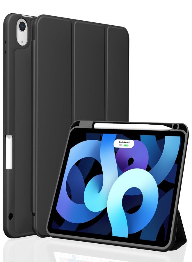 Divufus Case for iPad Air 6th Generation with Pencil Holder (Black) - Image 1