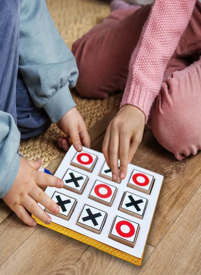 Homecute Wooden Tic Tac Toe Game,Board Game for Kid’s & Adults,Zero & Cross Board Game,a Classical Family Puzzle Game,Strategy Board Games,Outdoor & Indoor Game,Perfect for Gift for Kids and Adults. - Image 4