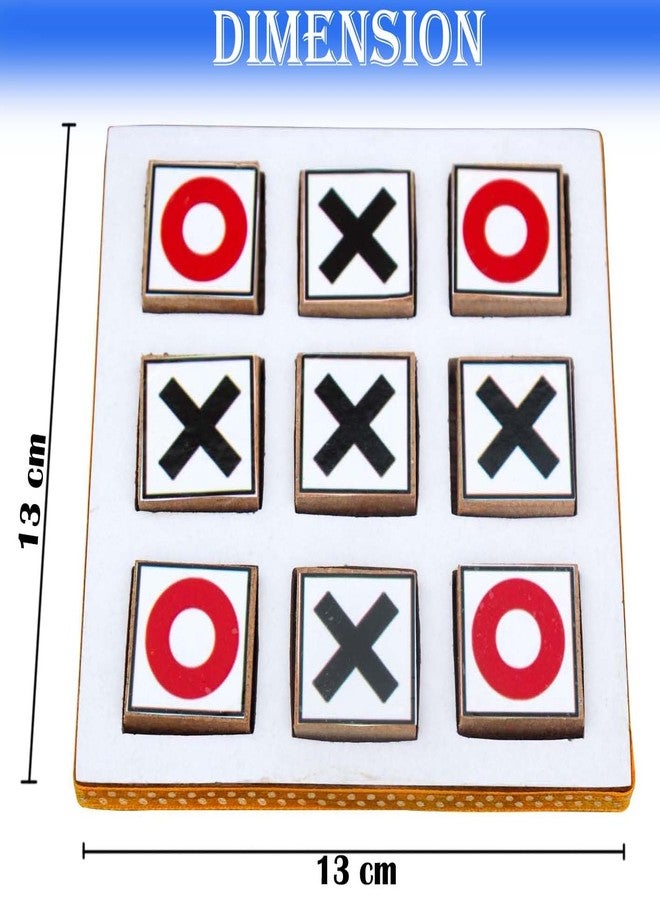 Homecute Wooden Tic Tac Toe Game,Board Game for Kid’s & Adults,Zero & Cross Board Game,a Classical Family Puzzle Game,Strategy Board Games,Outdoor & Indoor Game,Perfect for Gift for Kids and Adults. - Image 5