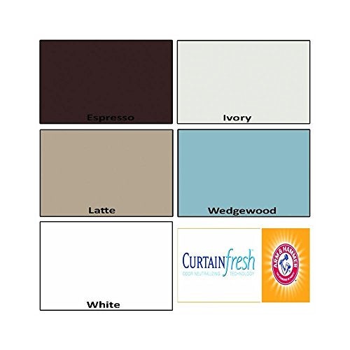 CurtainFresh Odor Neutralizing Sheer Voile Grommet Window Curtain for Bedroom or Living Room (1 Panel), 59 in x 120 in, Latte - Image 4