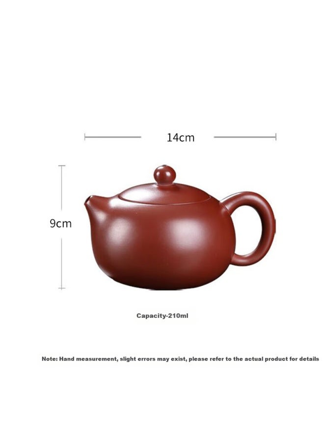 Mengting Purple Clay Teapot Handmade Household Tea Pot Original Ore Red Clay Purple Clay Kung Fu Tea Set Tea Pot - Image 1