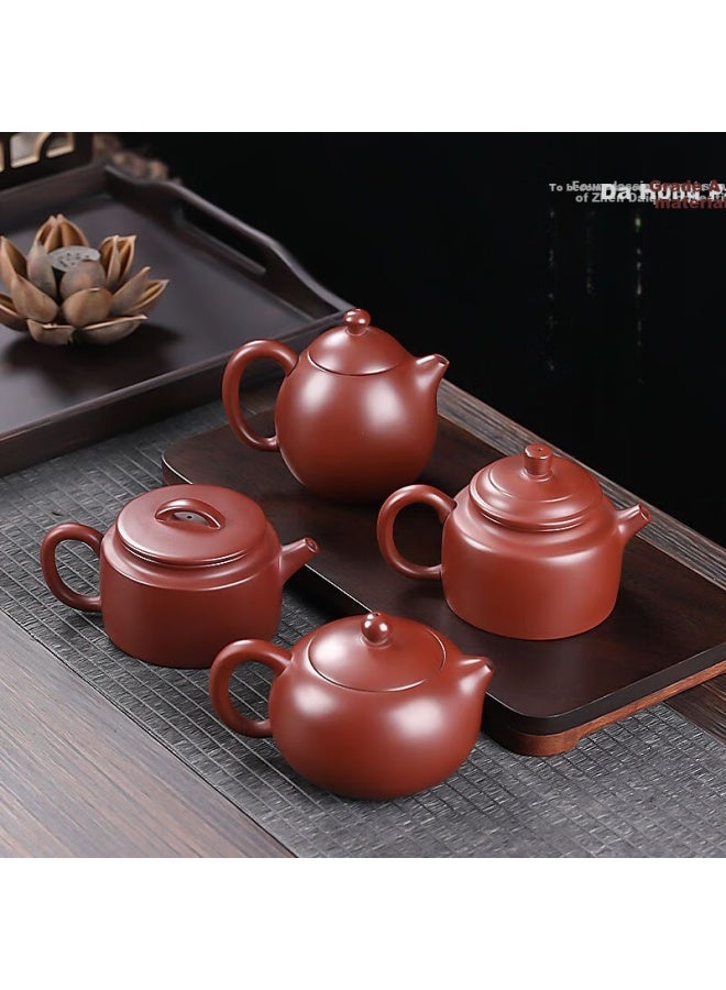 Mengting Purple Clay Teapot Handmade Household Tea Pot Original Ore Red Clay Purple Clay Kung Fu Tea Set Tea Pot - Image 4
