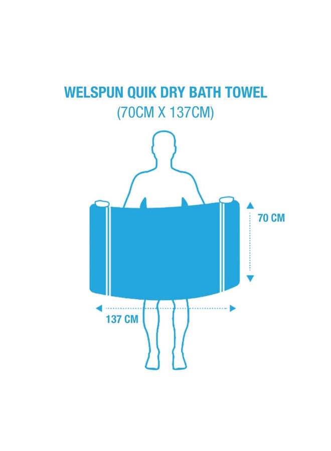 Welspun Cotton Bath Towel 375 GSM (Set Of 1, Coral) - Image 5