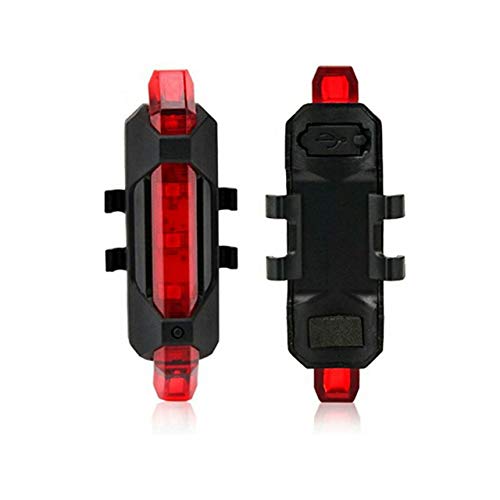 FASTPED ® Bicycle LED Light USB Rechargeable Light Cycling Lamp Tail Light (red) Cycle Tail Light Different Light Cycle Tail Lights Rechargeable Waterproof LED Rear Break Light Cycle Tail Light - Image 3