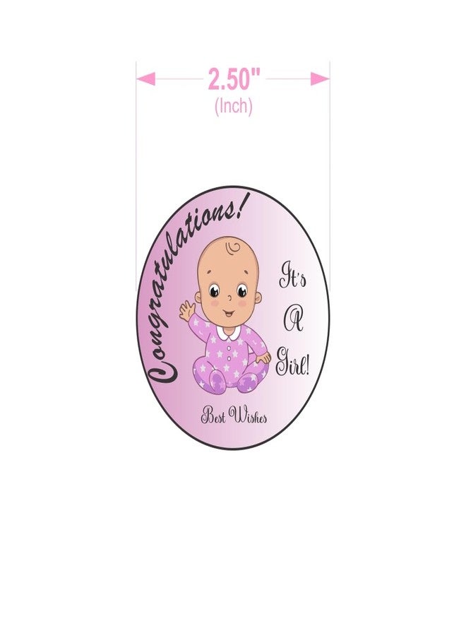 The Thrift Store? Its a Girl Baby Stickers for Baby Shower Or Baby Sprinkle Party, Baby Shower Kisses Stickers, Baby Shower Pink Favors, Baby Shower Labels, Baby Shower Gift ((56 Large 2.5)) - Image 2