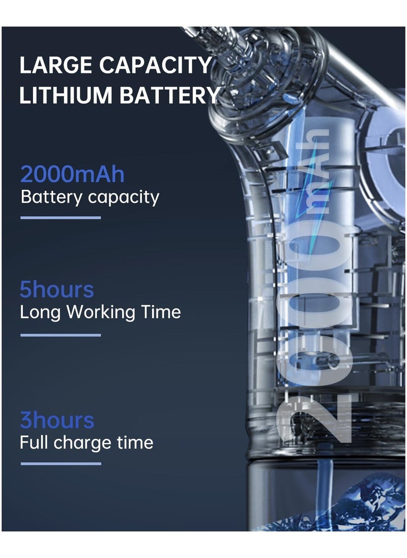 أسيف قابل للشحن الكهربائية غسالة الأذن ، آمنة وفعالة غسالة الأذن ( 9 + 1 المتاح سدادة الأذن ) - Image 5