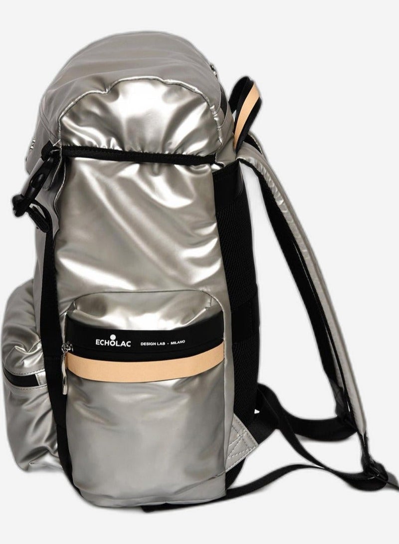 Echolac Celestra 17 Inch Backpack - Silver - Image 3
